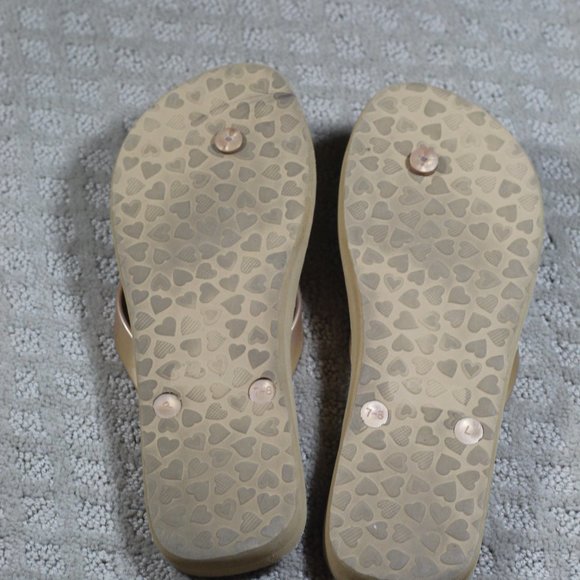 Brighton Size 7/8 Beach Scene Flip Flops with Starfish Accent - Picture 5 of 5